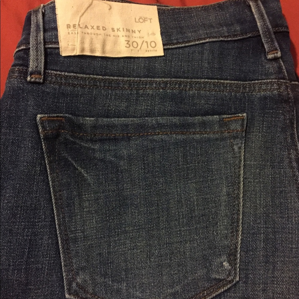 Loft Relaxed Skinny Jeans